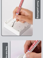 4Pcs/Set 20mm Deep Hole Long Nib Head Markers For Metal.