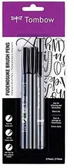 Tombow FUDENOSUKE 3 Pk. Bundle Lot Calligraphy, Colors & Neon Brush Pens 19 pc.