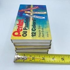 Pentel Oil Pastels 12 Color Set PHN-12 Regular Size Art Supplies New Sealed FIVE