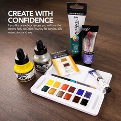 Daler Rowney FW Acrylic Ink Indian Yellow Permanent Calligraphy and Archival Ink