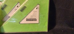 Berol RAPIDESIGN Triangles LOT OF 5 – 4 x 10inch 45°/90° & 1 x 6inch 45°-90°