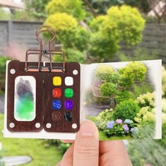 Pocket Artist Watercolor Travel Set Mini Watercolor Paint Set for Artist Outdoor