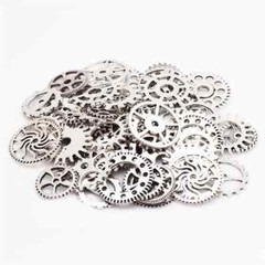 New 100g Clock Gears Clock Parts Gold Metal Gears Steampunk Gears Assorted Gears