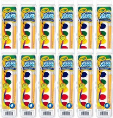 Crayola Washable Watercolor Paint Sets for 1 Count (Pack of 1), Multicolored
