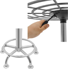 360° Adjustable Spray Paint Rack for Cars & Doors, 23.6-31.5In