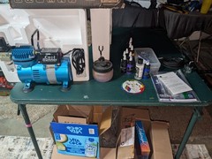 Master Airbrush Cool Runner II System Set Compressor G25 E91 ABD KIT-SP7B-20