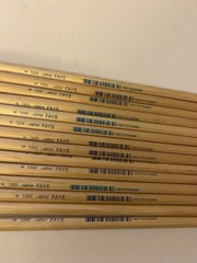 14 Student Artist Brushes 6 1200 Silver Faye Round Tip 12” Long Wood Handle New