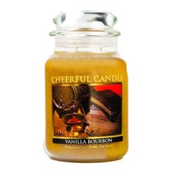 A Cheerful Giver – Vanilla Bourbon Scented Glass Jar 24oz,
