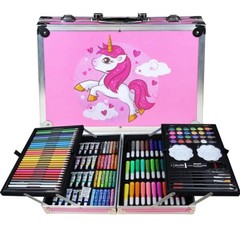 150pc Art Drawing Set Kit Kids Childrens Teens Adults Supplies Paint Pencil Gift
