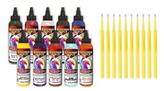 Unicorn SPiT Gel Stain and Glaze in One – 10 Paint Collection 4oz Bottles with