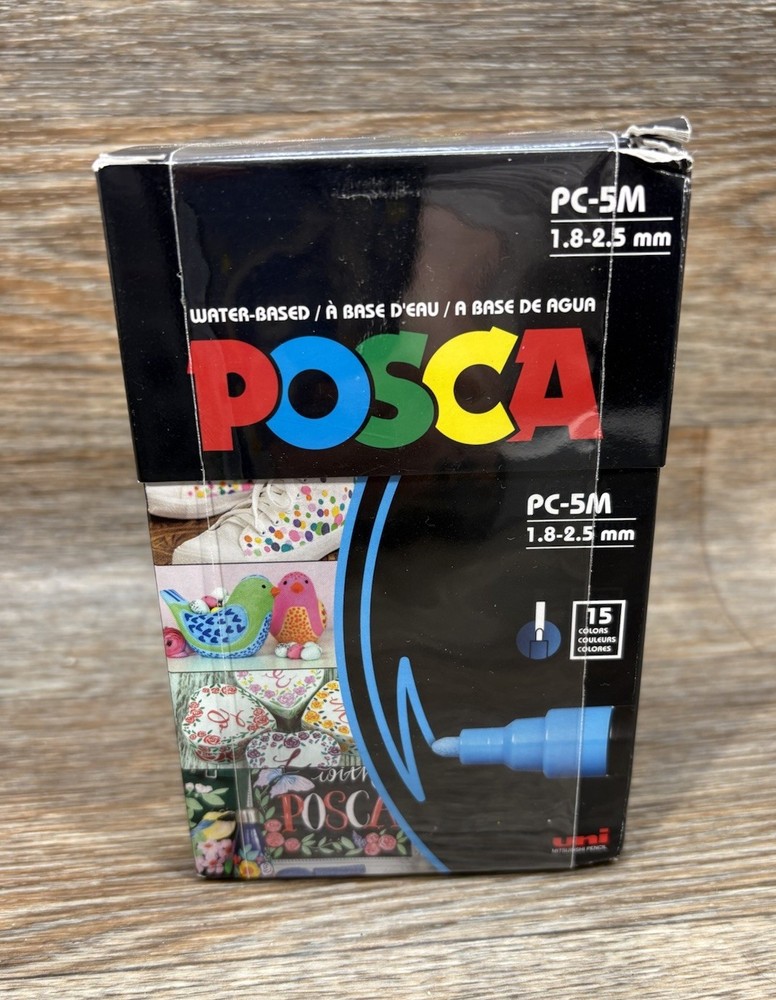 NIP. Posca PC-5M. 15 colors