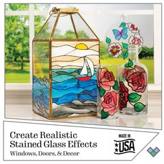 Window Acrylic Craft Paint Set Formulated to be Non-, Perfect for Beginners a…
