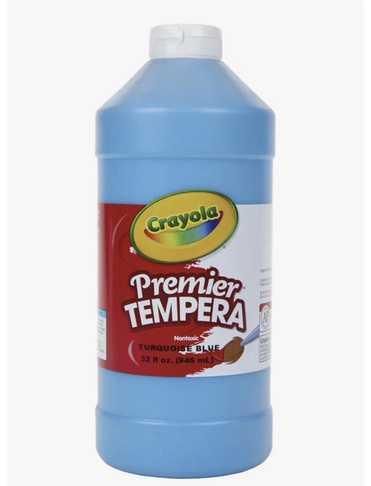Crayola Premier Tempera Paint, Pint, Turquoise