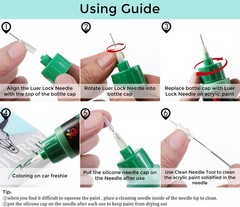 2oz Matte Acrylic Paint Set with Precision Applicator Cap for Car Freshie Pai…