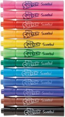 Scented Washable Markers, Chisel Tip Marker, Assorted Colors, 36 Count