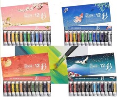 Holbein Irodori Gouache Paint Tubes 15ml – Choose 12 Color Season or 48 Full Set