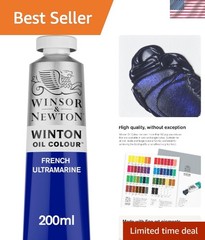 Winton Oil Color, 200ml 6.75-oz Tube, French Ultramarine