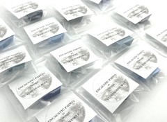 handmade encaustic paints BLUE 3ml samples set of 14 separate colors