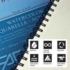 1264 Watercolor Pad, Bright White