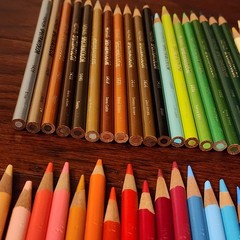 Set of 59 Venus Spectracolor ALL DIF COLORS Colored Pencils Lot Vintage RARE Art