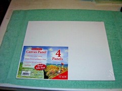 Artist CANVAS PANELS 11×14 (4/pack) Acrylic Triple Primed Acid Free NIB