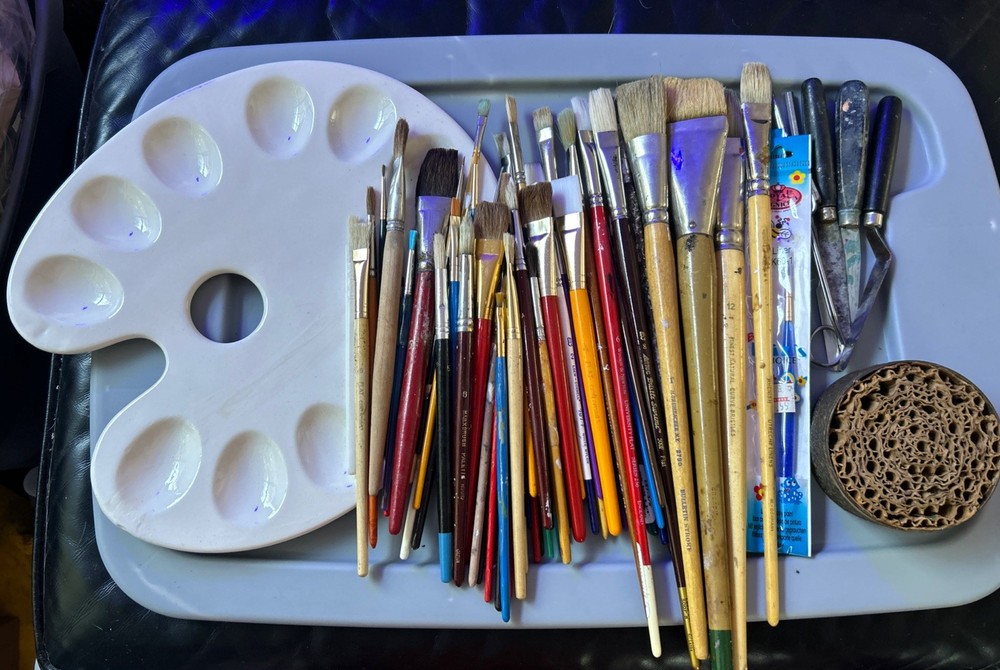 W. Germany Simmons Leow Winsor & Newt Grumbacher & More Brush Lot Of 95+ Vintage