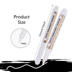 White Paint Pen – Waterproof Acrylic Markers, Permanent White Paint Markers 20