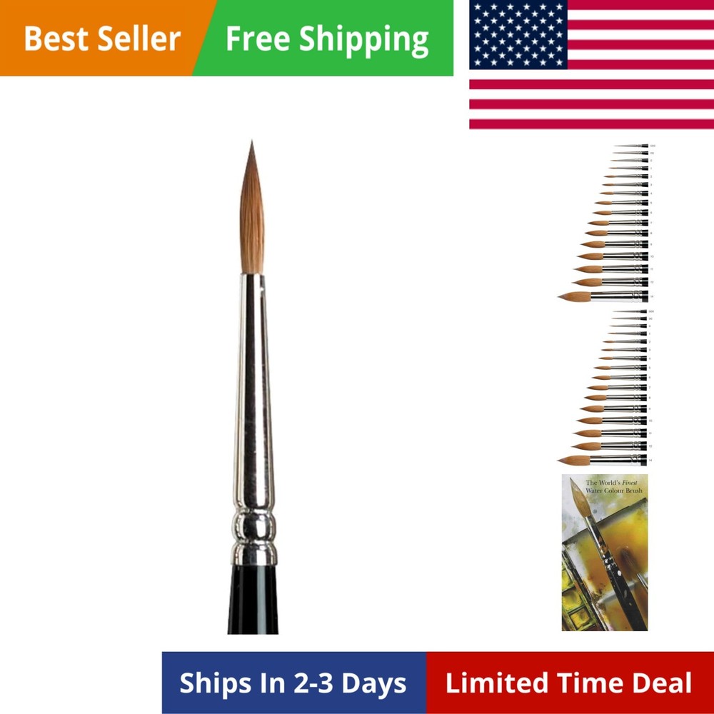 Series 7 Kolinsky Sable Brush, Round SH Brown
