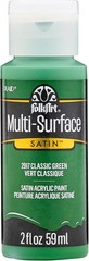 Non-Toxic Multi-Surface Acrylic Paint – 2 oz Classic Green for Indoor & Outdoor