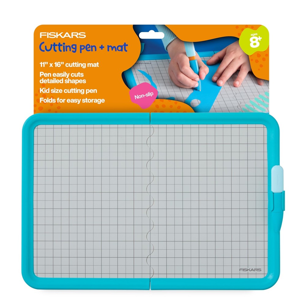 Kids Cutting Pen Foldable Non Slip Mat Safe Precision Craft Tool Fiskars School