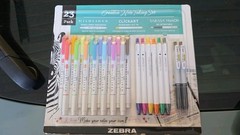 Zebra 23 pack Creative Notetaking Set Mildliner-15, ClickArt-6, Sarasa Mark On-2