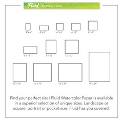 Fluid Artist Watercolor Block, 140 lb (300 GSM) Hot Press Paper Kitchen