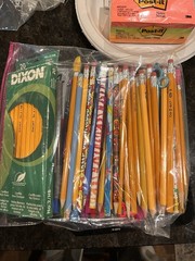 1 LB Bag Of Pens And Pencils Various Brands Art Supplies