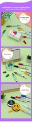 GXIN Gold Paint Pens (12 Pack), Opaque Paint Pens, Oil Based and Water-Proof