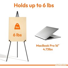 8PCS Black Easel Stand for Wedding Sign Stand, 66 Inch Portable Picture Stand…