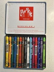 Caran d’Ache Neocolor Water Resistant Wax Pastels 15 Colors