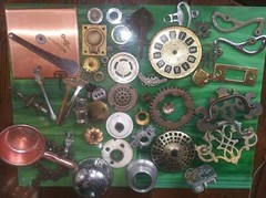 1 pound lot of Steampunk Parts for Artists-Wholesale -assorted smalls @@sale@@#6