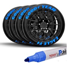 Waterproof Permanent Paint Marker Pen Car Tyre Tire Tread Rubber, pen Toyo -6PCS