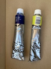 3 Paul Rubens Oil Paint, 843 Ultra Marine and 814 Lemo Yellow 874 Coal Black