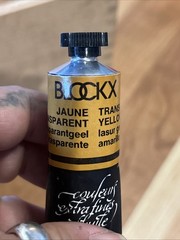 BLOCKX Transparent Yellow Oil Color 35ml New Old Stock Vintage 23.611