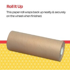 School Smart Butcher Kraft Paper Roll, 50 lbs! 48 Inches x 1000 Feet, 48″x1000′