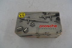 Paasche VL#1 Internal Mix Double Action Airbrush P-118 Set Box Red Handle USA
