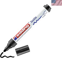 Wash-Resistant Black Fabric Marker – 4500 Textile Pen for Easy Design Creation