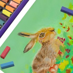 Artecho 50pcs Soft Pastels, 48 Colors 50 Count (Pack of 1), Multicolor