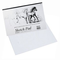 6x Bazic 18″X12″ Sketch Books Drawing Paper Art Book Sketchbook for Drawing Pad