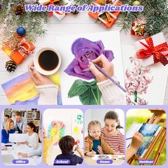 Drawing Paper, 9″x12″ Craft Art Paper, 65 Sheets Loose Drawing Paper Bulk