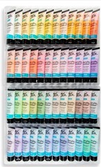 Mont Marte Acrylic Colour Pastel Paint Set Signature 24Pc X 36Ml (1.2 US Fl.Oz),
