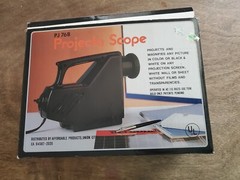 Vintage Projecta Scope Model PJ768 In Original Box