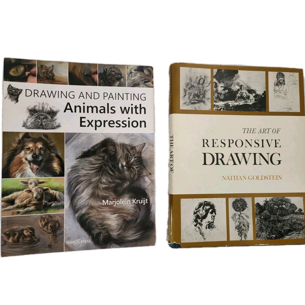 Lot Of 2 Art Instruction Books About Drawing And Painting Coffee Table Books…