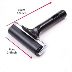Brayer Roller Set Craft Printmaking Ink Roller w/ Mat Tweezers Tool Kit